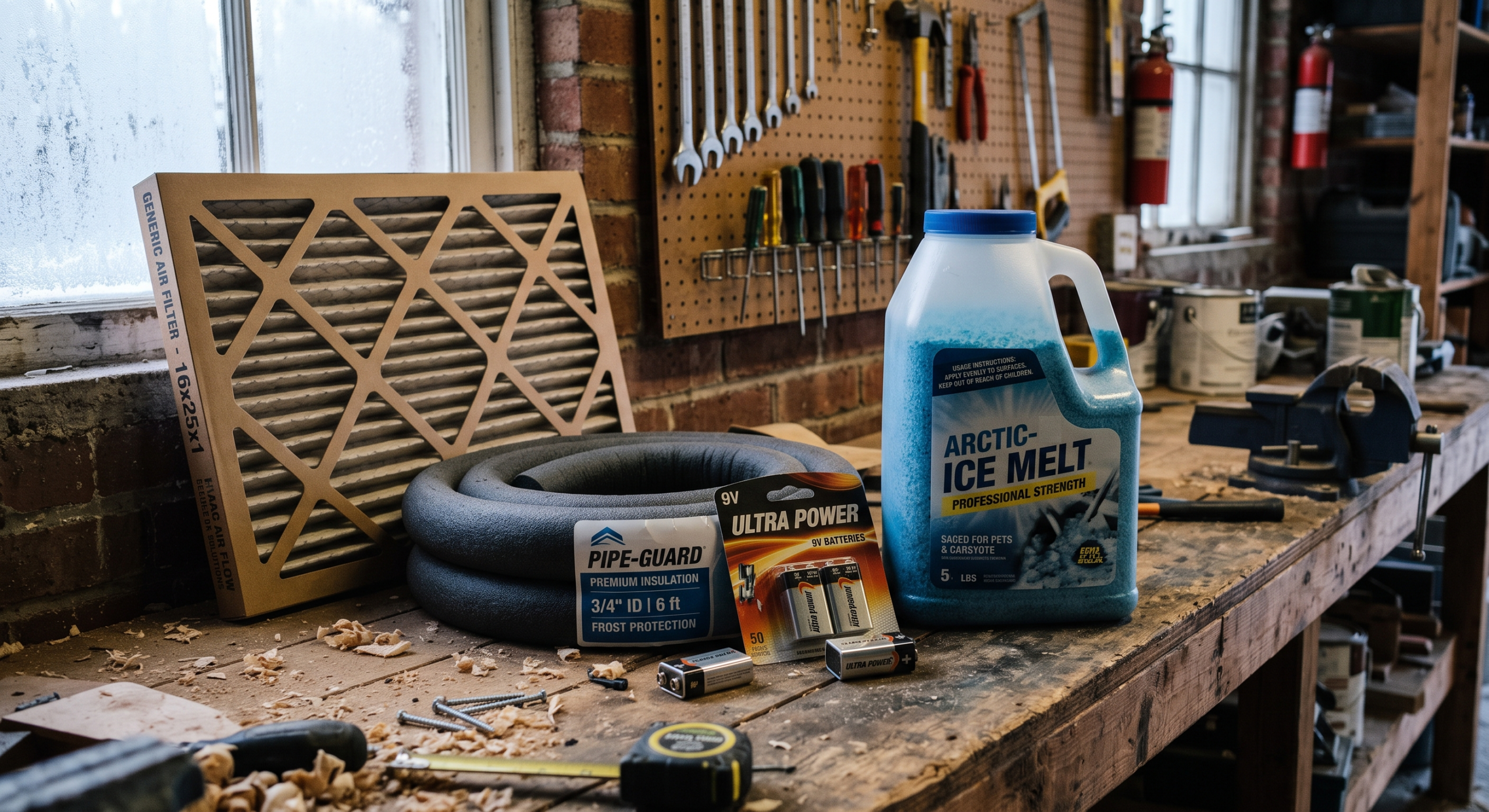fall preperation in garage